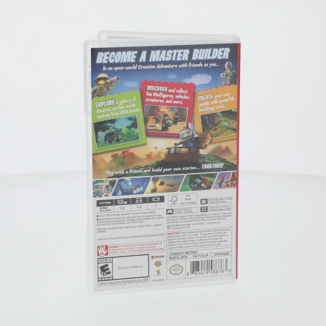 Free Shipping! Warner Bros LEGO Worlds Nintendo Switch open