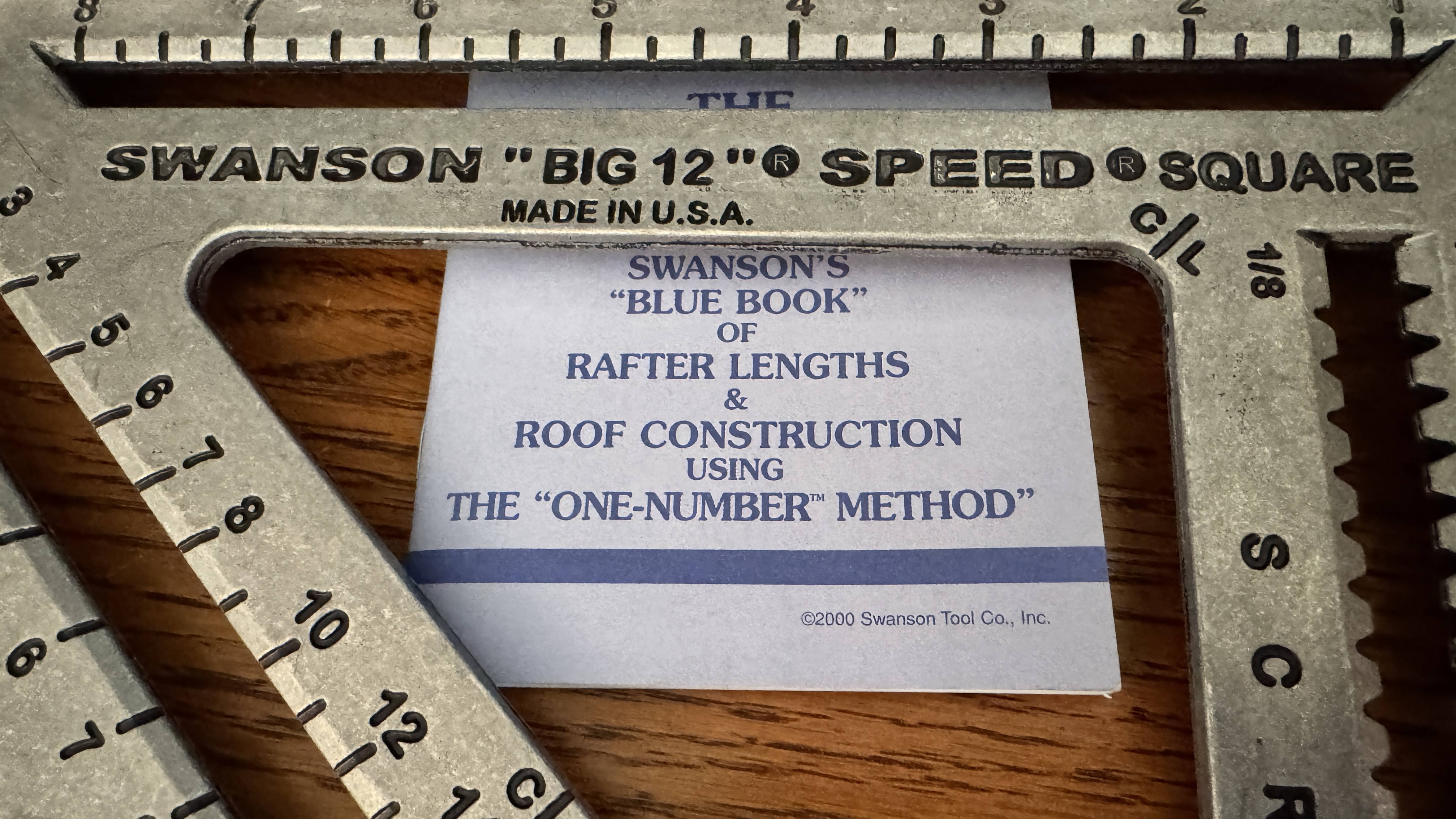 thumbnail video image 2 of Swanson Tool Co 12" Aluminum Speed Square with Layout Bar & Blue Book, Model S0107, 2 of 15