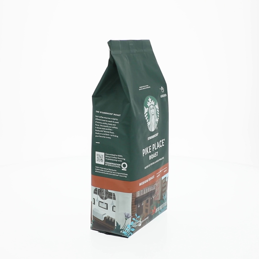 Starbucks Medium Roast Ground Coffee, Pike Place Roast Arabica