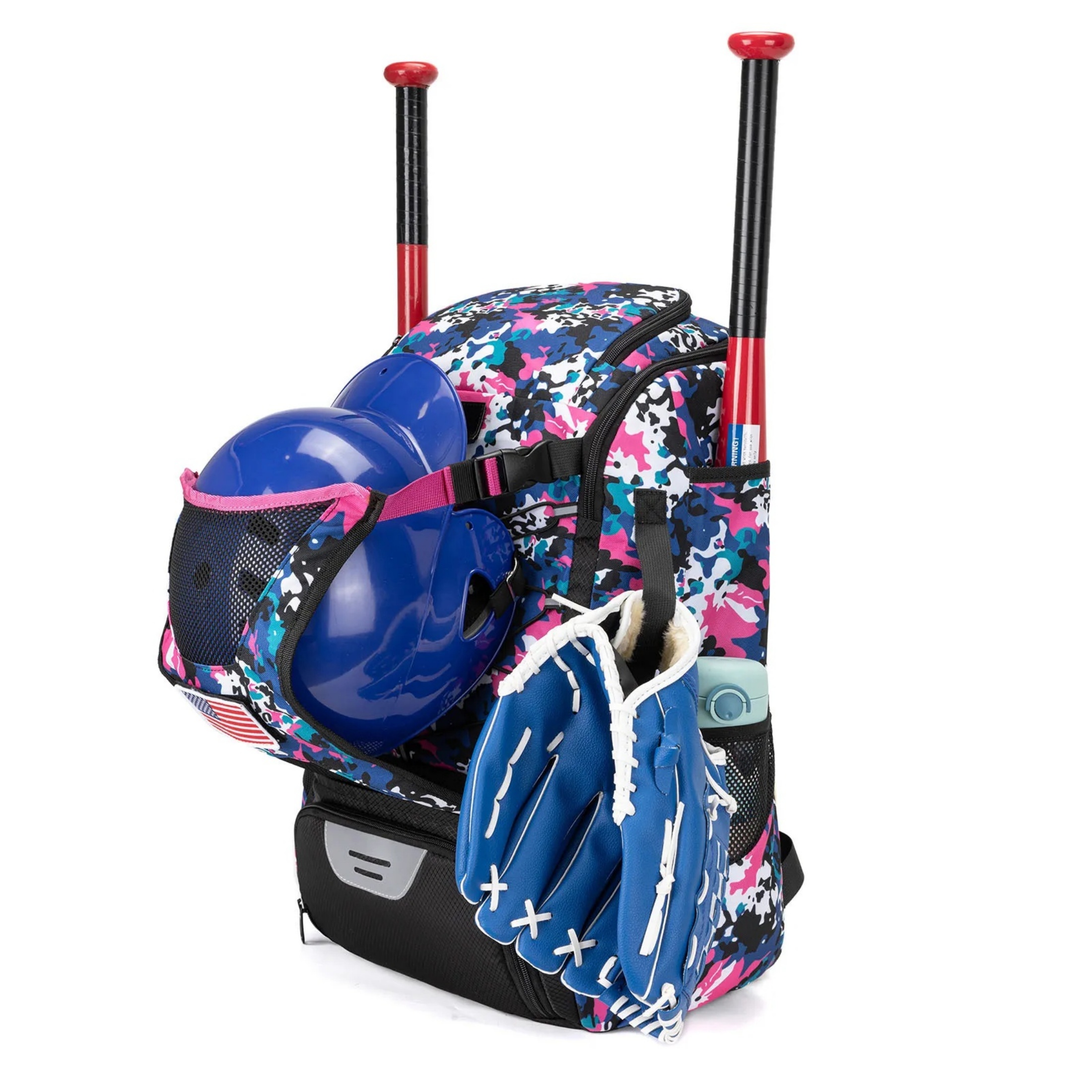 thumbnail video image 2 of Baseball Sports Backpack – Waterproof & Durable Training Duffel Bag with Multiple Compartments, Ventilated Shoe Storage, and Padded Laptop Sleeve for Athletes & Outdoor Use, 2 of 10