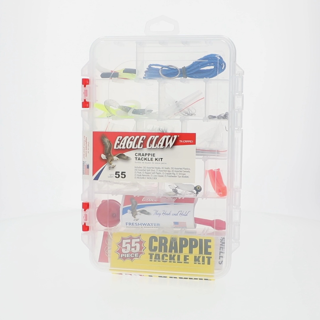 Eagle Claw Crappe Tackle Kit 53 Pieces - Walmart.com Eagle Claw Crappe Tackle Kit 53 Pieces - Walmart.com