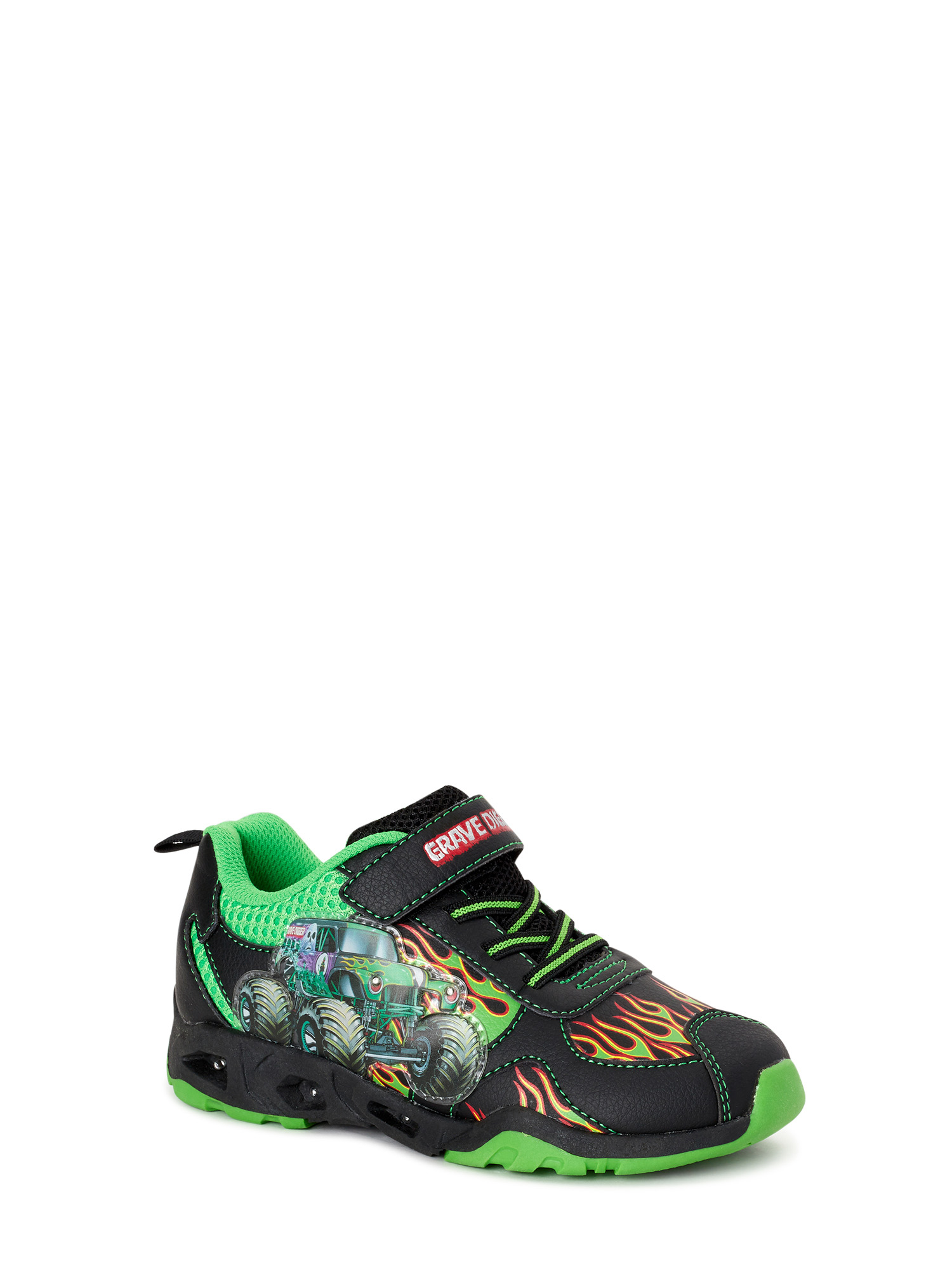 monster jam canvas shoes walmart