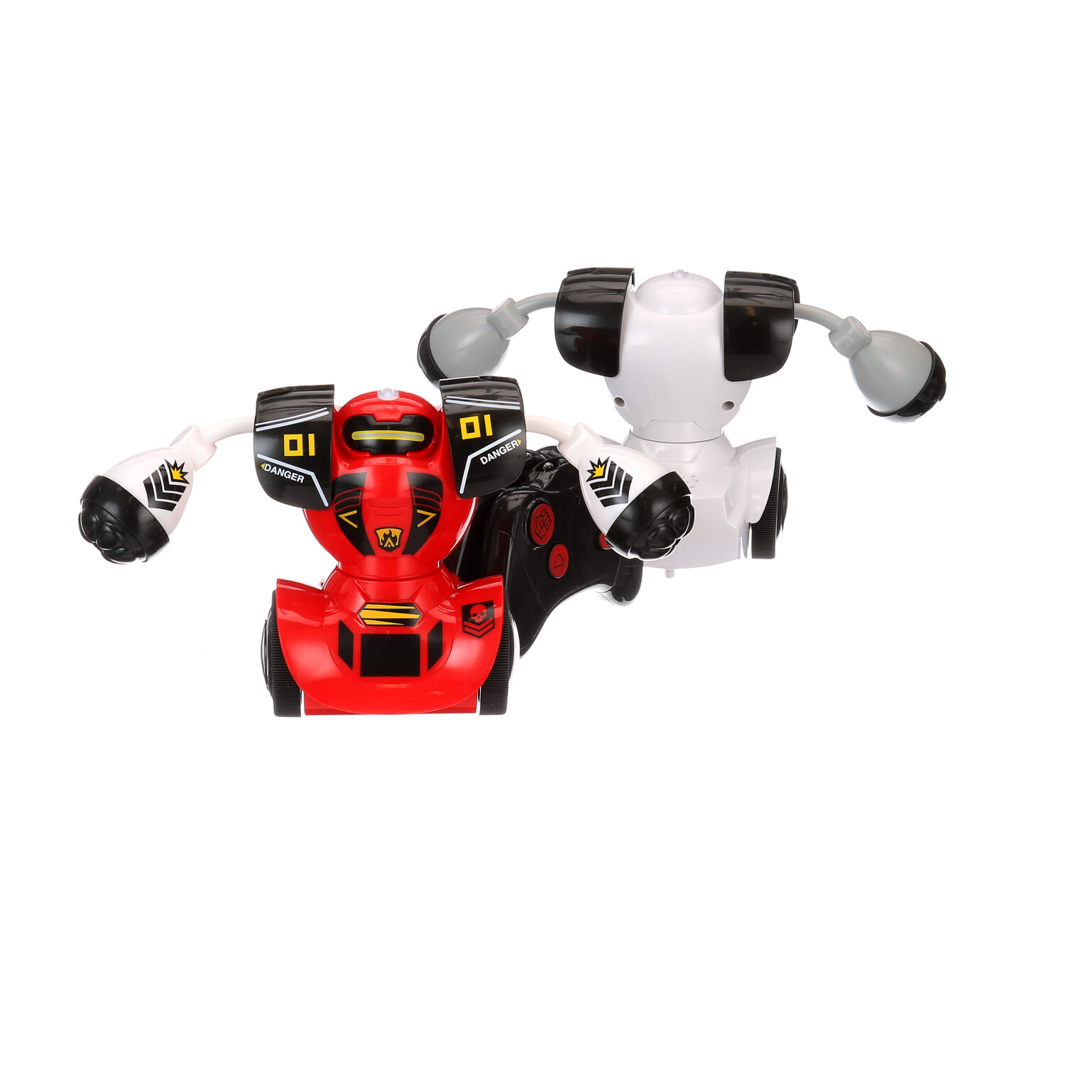 Sharper Image® Robot Combat Remote Control Robot Fighting Set, 4pcs - Red  And White