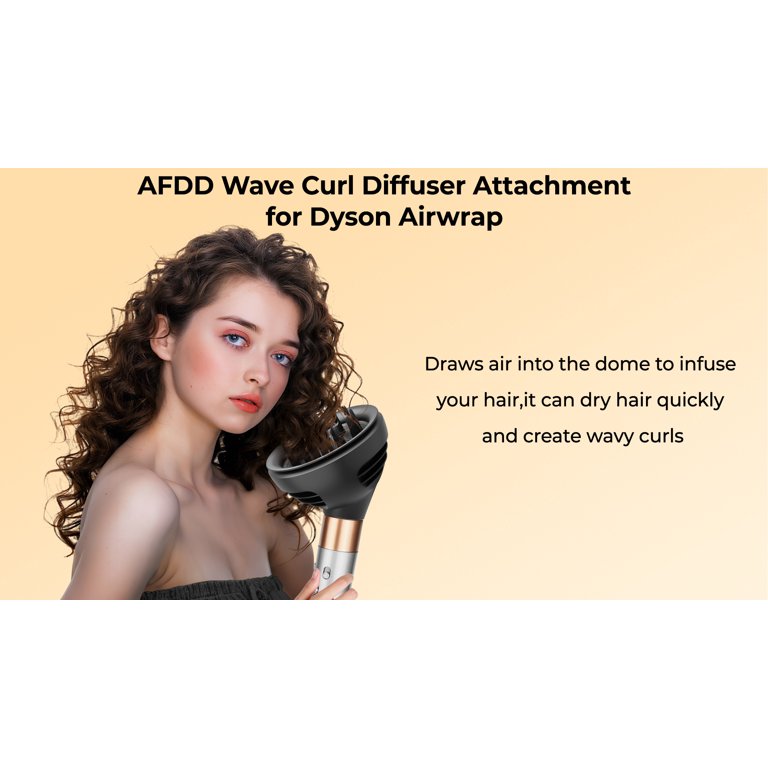 AFDD Wave Curl Diffuser Attachment compatible with Dyson Airwrap
