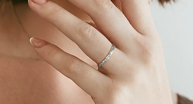 thumbnail video image 2 of Suplight 925 Sterling Silver Celtic Knot Rings for Women, 2MM Thin Vintage Finger Thumb Ring for Women, 2 of 10