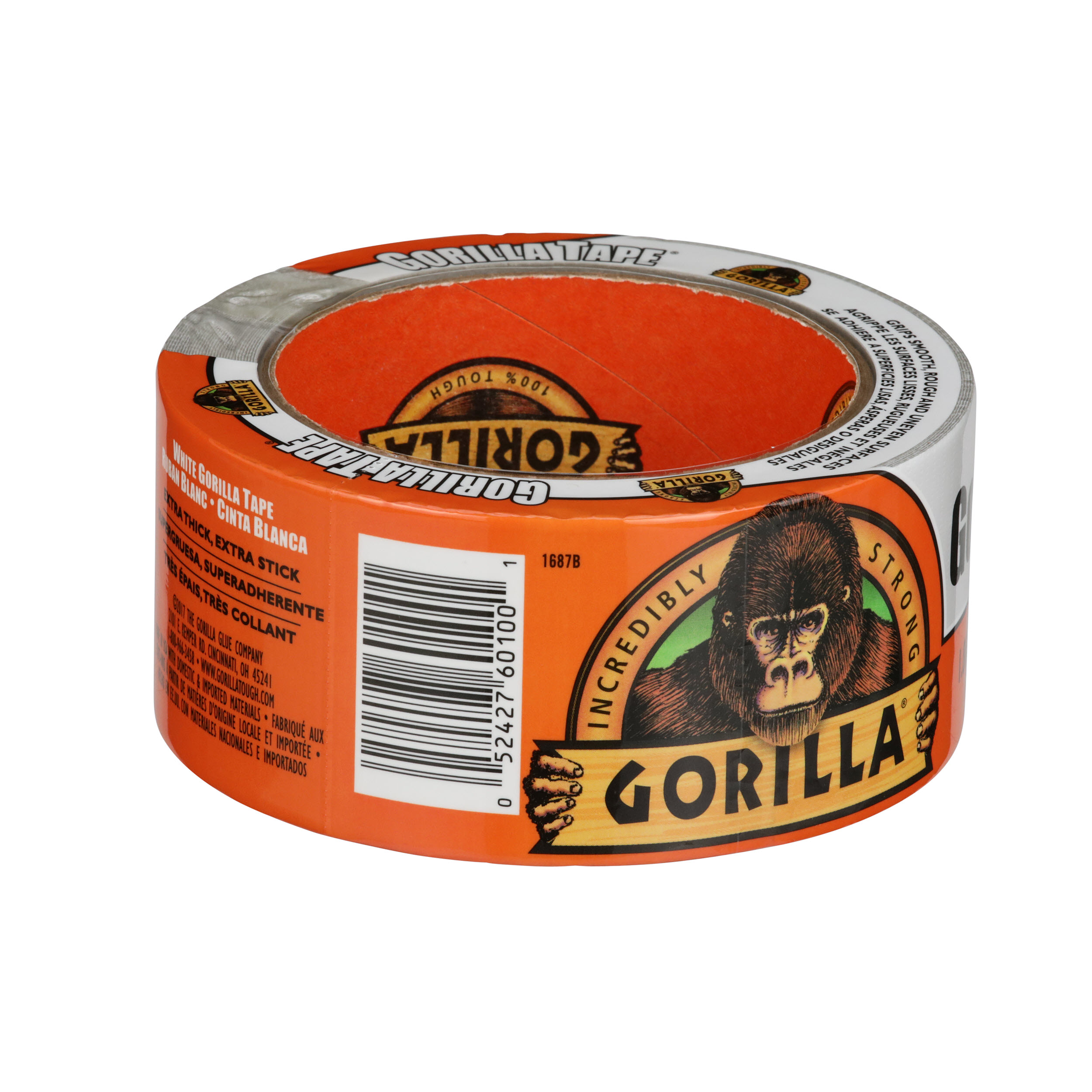 Gorilla ADHGGT230 White Duct Tape, 2 x 30 yd.