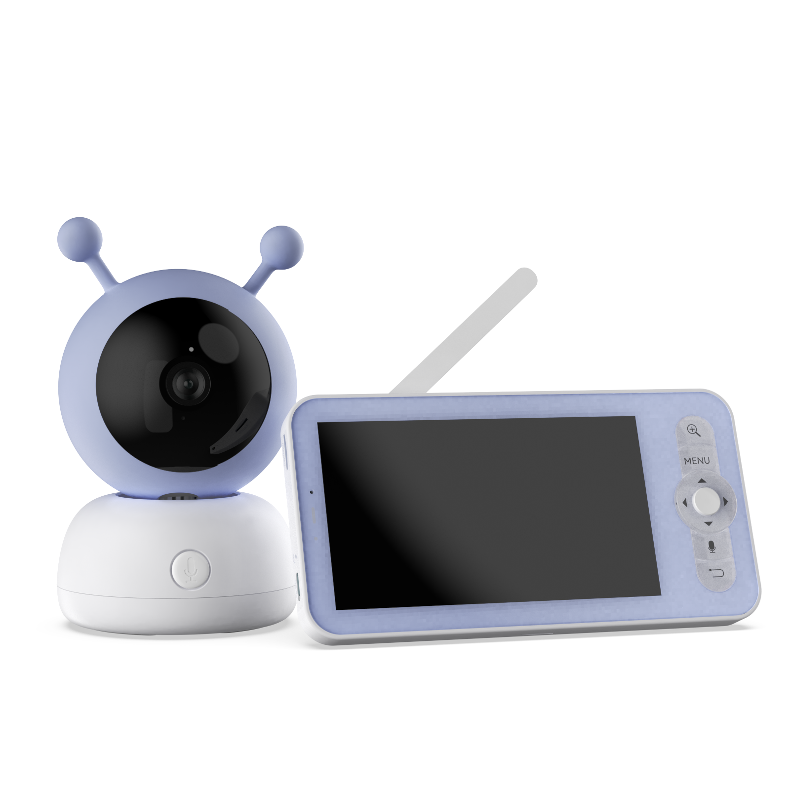 BOIFUN Monitor de bebé de 5 pulgadas, monitor de bebé WiFi de 1080p a  través de control de pantalla y aplicación, grabación y reproducción de  video