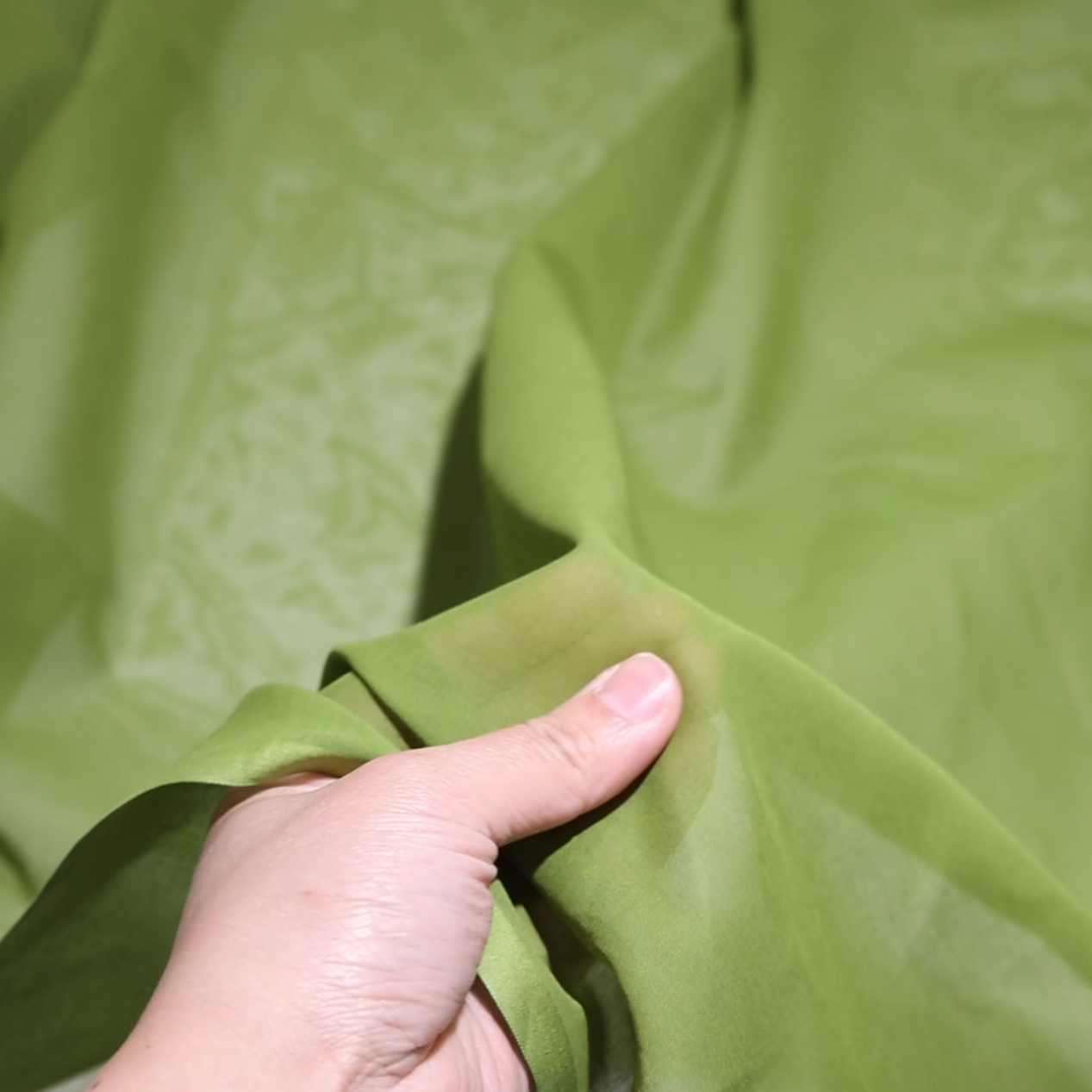 thumbnail video image 2 of FWD Cotton Voile Lightweight Hypoallergenic Natural Sheer 58" Machine Washable Fabric By The Yard For Sewing, Crafts, Quilting, & Decor (Teal, 1 Yard), 2 of 3
