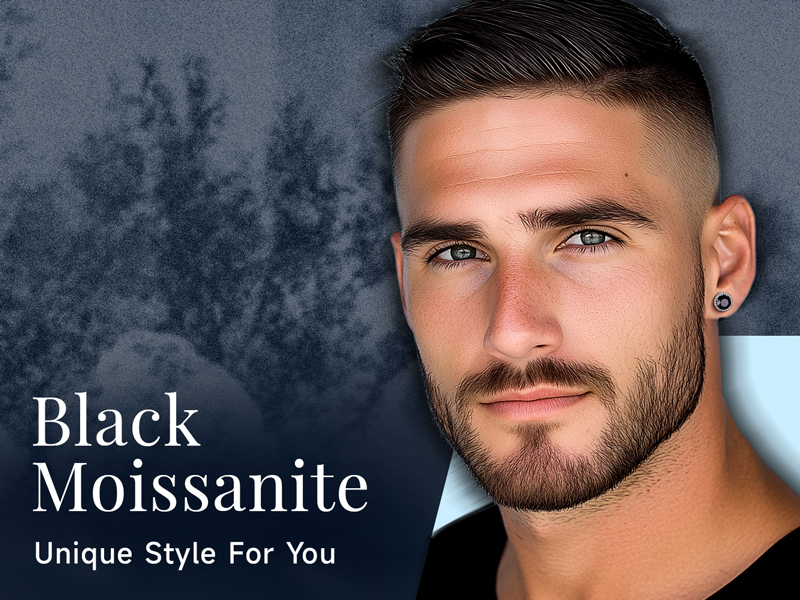 thumbnail video image 2 of MomentWish 2 Carat Moissanite Stud Earring for Men, D Color VVS1 Simulated Diamond Earring Jewelry for Women Men, 2 of 9