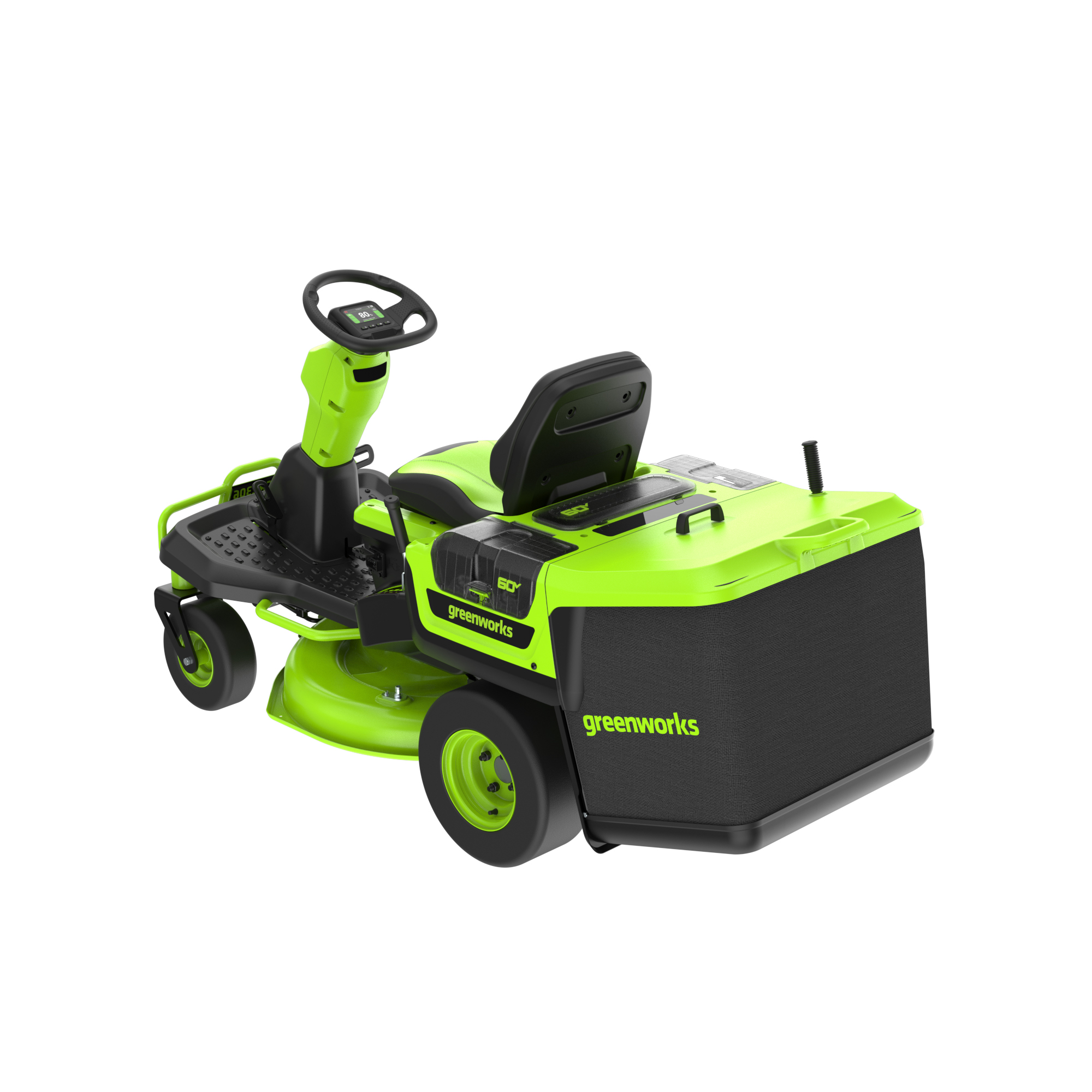 Greenworks 60V 30” CrossoverZ Zero Turn Riding Lawn Mower with (3) 8.0 Ah,  (1) 4.0 Ah Batteries & 600-Watt Charger 7422702