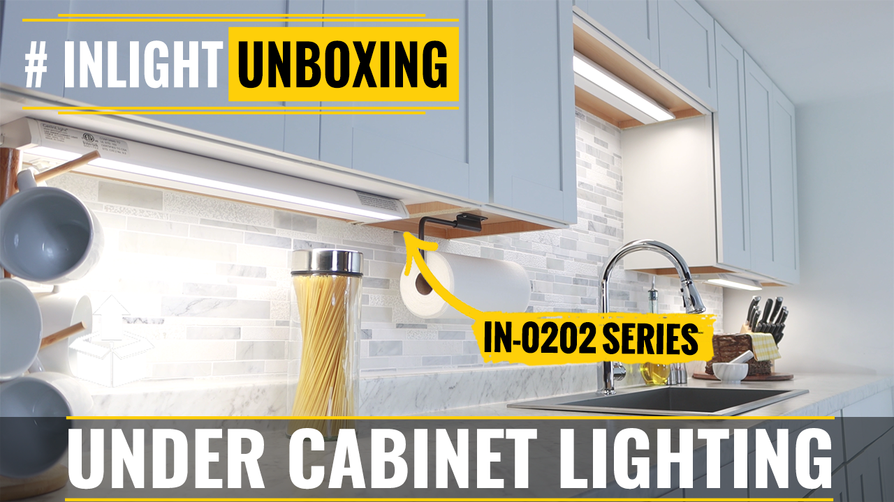 thumbnail video image 2 of Inlight 9'' Swivel LED Under Cabinet Lights, 2700K/4000K/5000K, White Finish, IN-0202-0-WH, 2 of 12