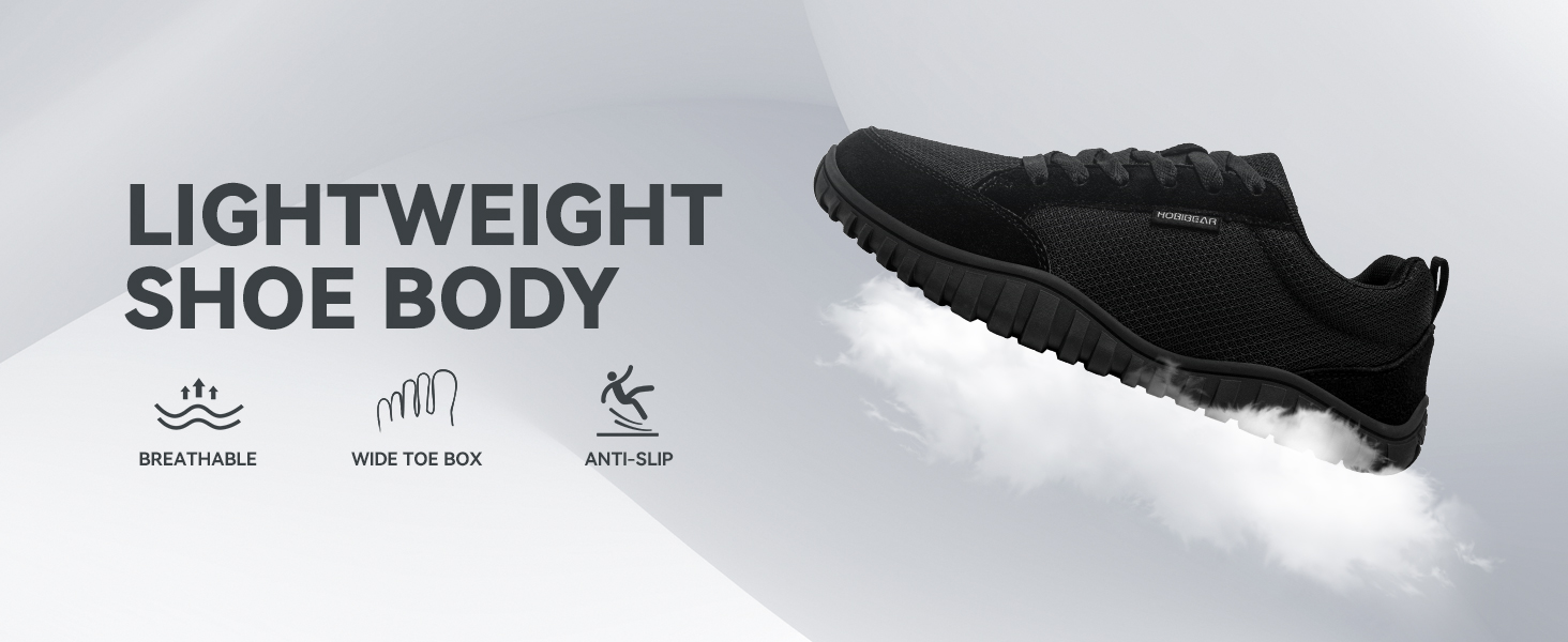 thumbnail video image 2 of GUBARUN Unisex Breathable Barefoot Shoes Wide Toe Box & Zero Drop for Men Women | Minimalist Comfort Sneakers, 2 of 6