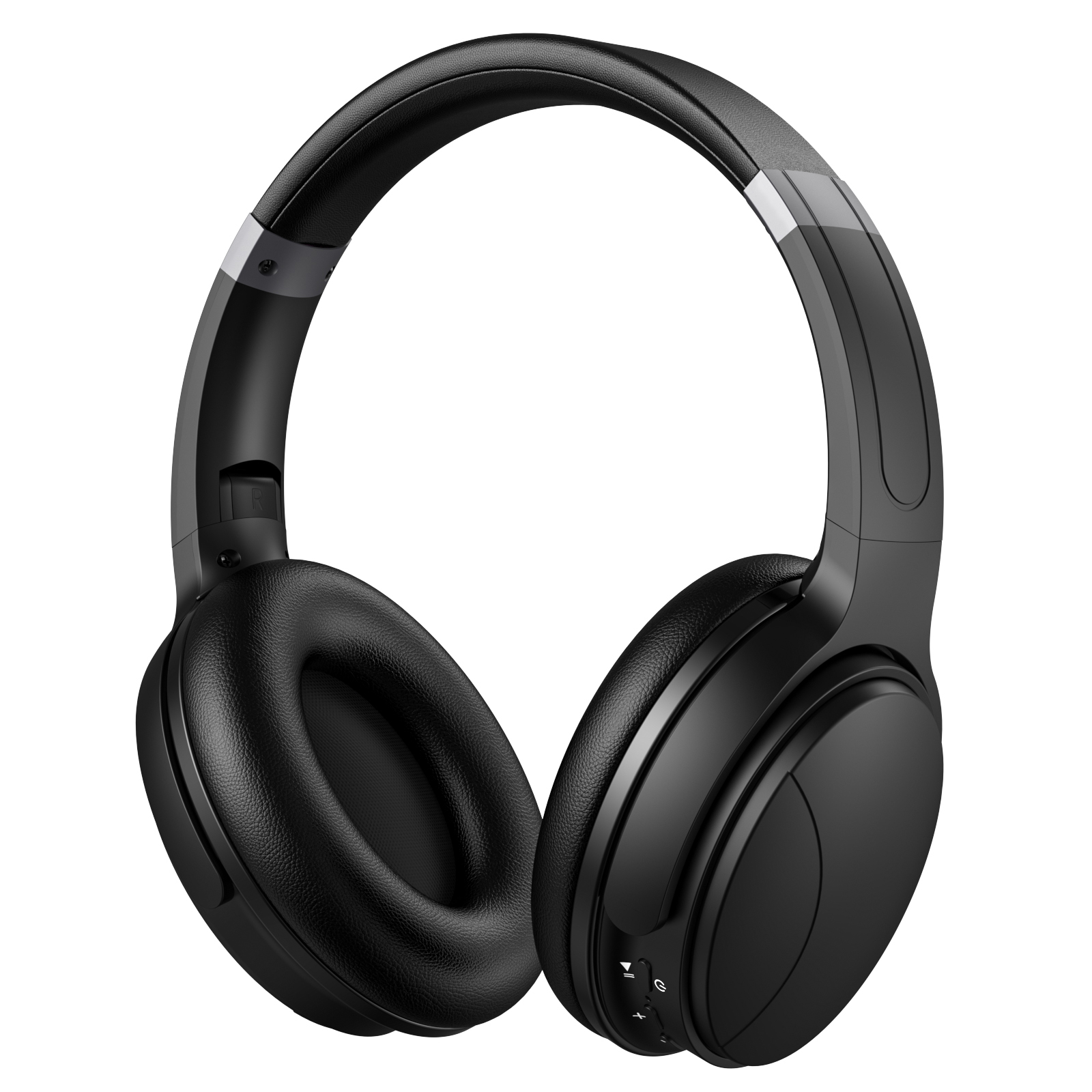 TOPVISION Active Noise Cancelling Headphones, Wireless Bluetooth 5.4 Headphones with Long Battery Life, Deep Bass, Built-in Mic, Over-Ear Headphones for Travel, Work, Compatible with iOS, Android, PC thumbnail 4