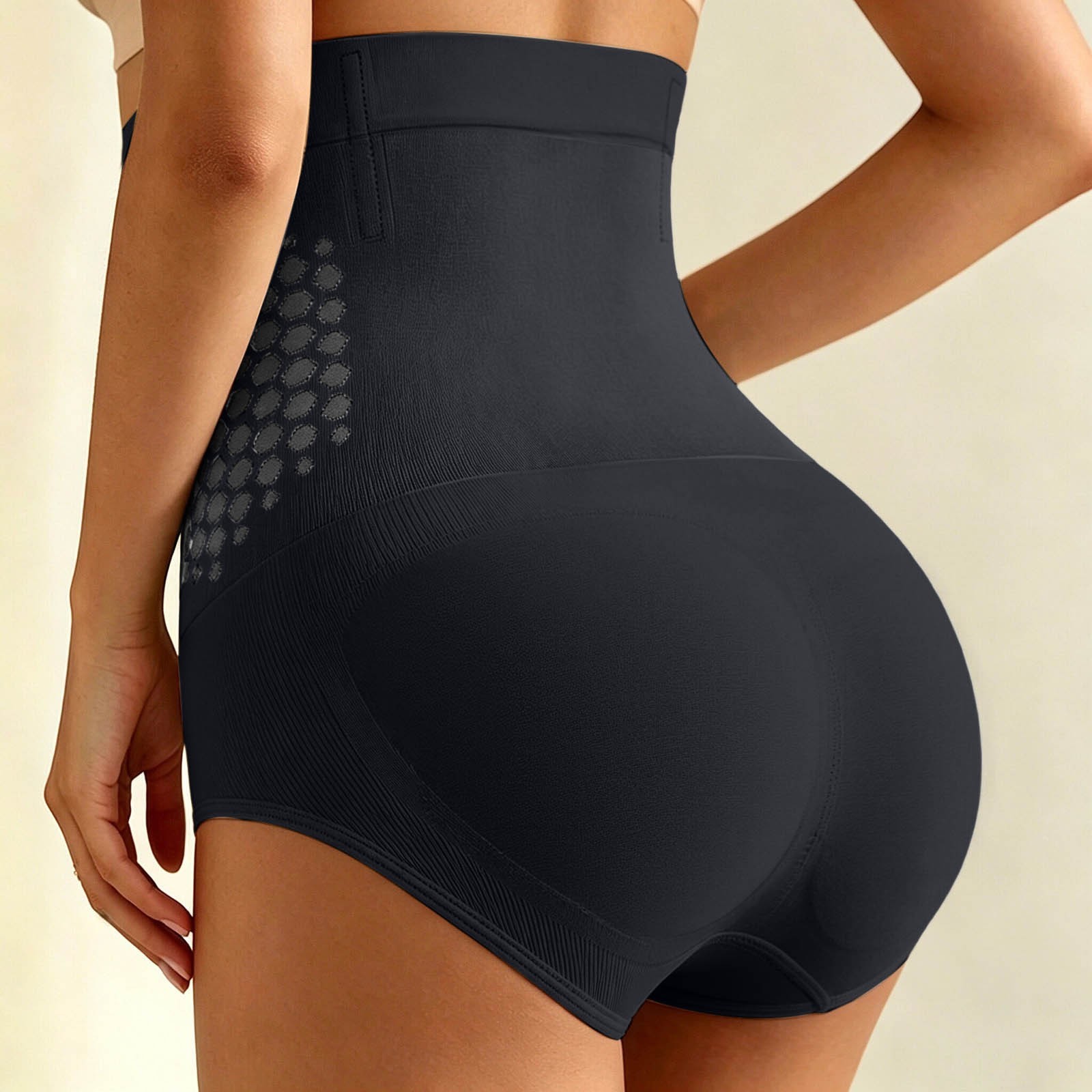 thumbnail video image 2 of LILIYA Women's 4 In 1 Fitted Micro-Particle Shorts High Waist Toning Thermogenic Compression Yoga Pants Stretchy Lifting Tummy Control Breathable Firming Leggings, 2 of 8