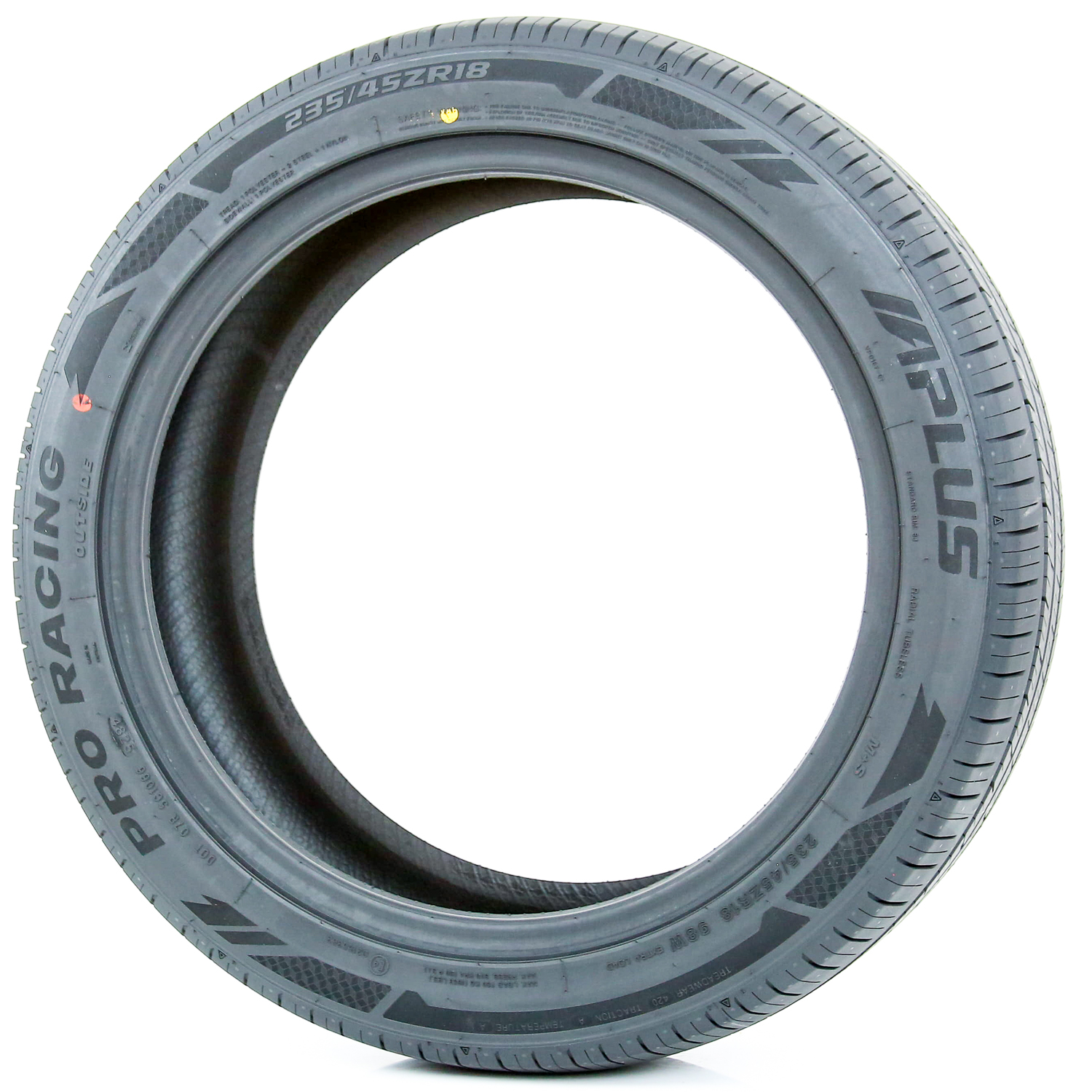 Aplus, Passenger Tire, 235/45ZR18 98W XL, High-Performance, Racing
