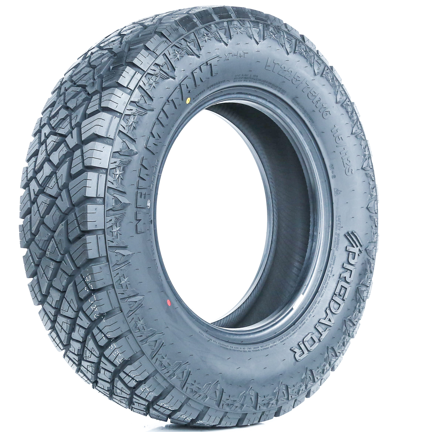 New Mutant X-AT LT225/75R16 Predator All Terrain Light Truck Tire