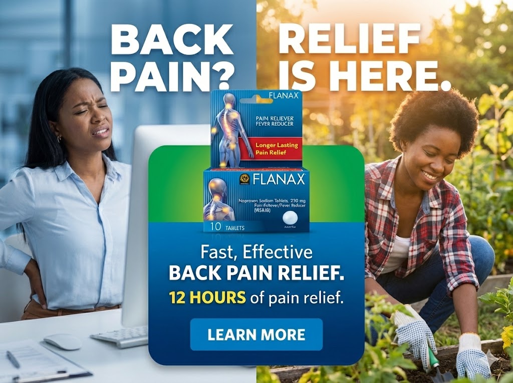 thumbnail video image 3 of Flanax Pain Reliever/Fever Reducer Tablets, 24 Tablets, 3 of 10