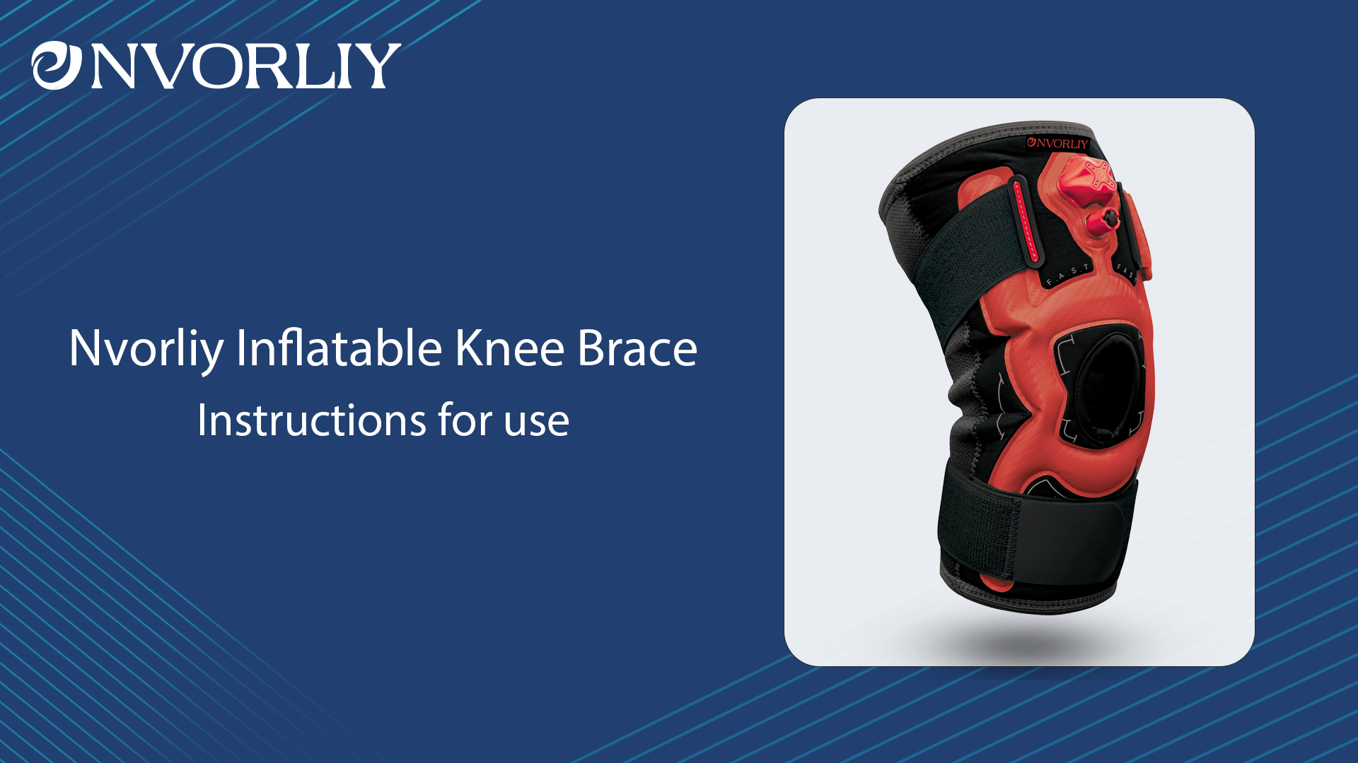thumbnail video image 2 of Inflatable Knee Slevee with Built-in Pump, Compression Knee Brace for knee Pain Relief, Joint Pain, Sports Injury Sprains, Workout - M, 2 of 7