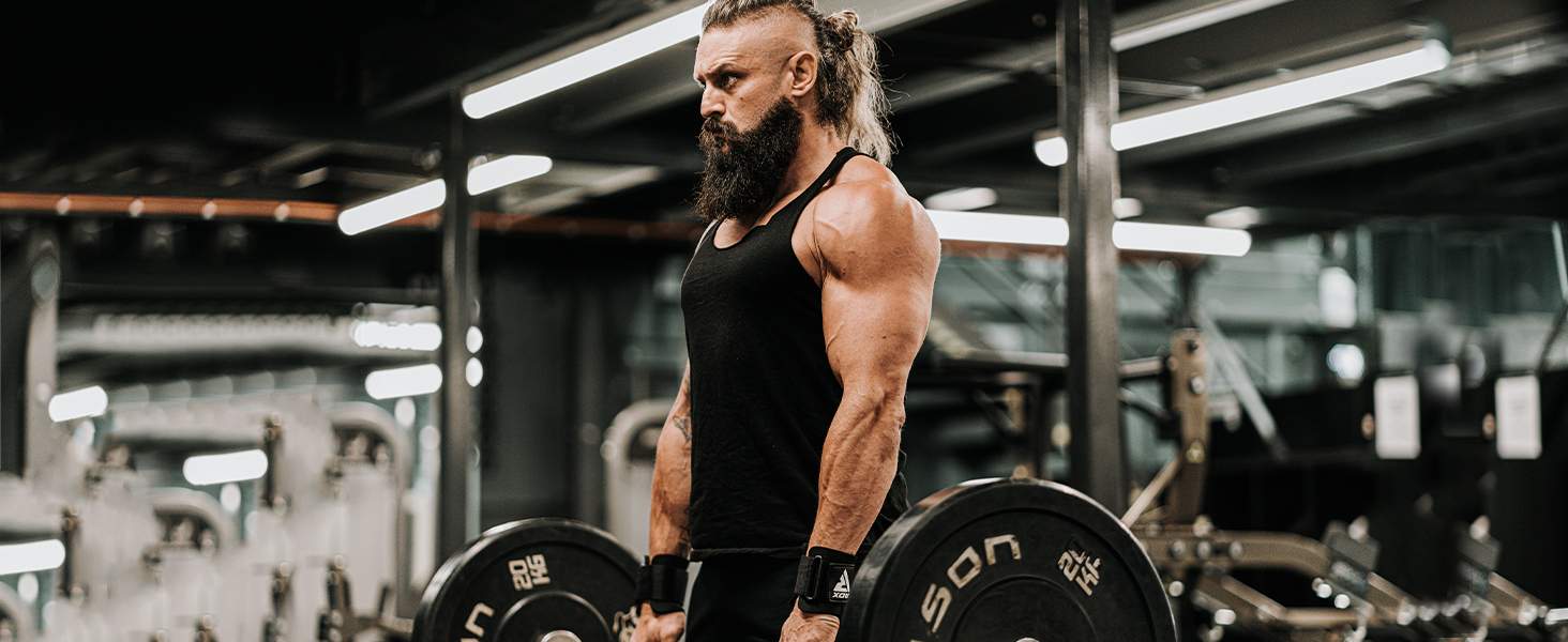 thumbnail video image 2 of RDX Weight Lifting Hooks Straps Pair, Non-Slip Rubber Coated Grip, 7mm Neoprene Padded Wrist Support Powerlifting Deadlift Pull Up Fitness Strength Training Wrap, Gym Bodybuilding, Workout, 2 of 10