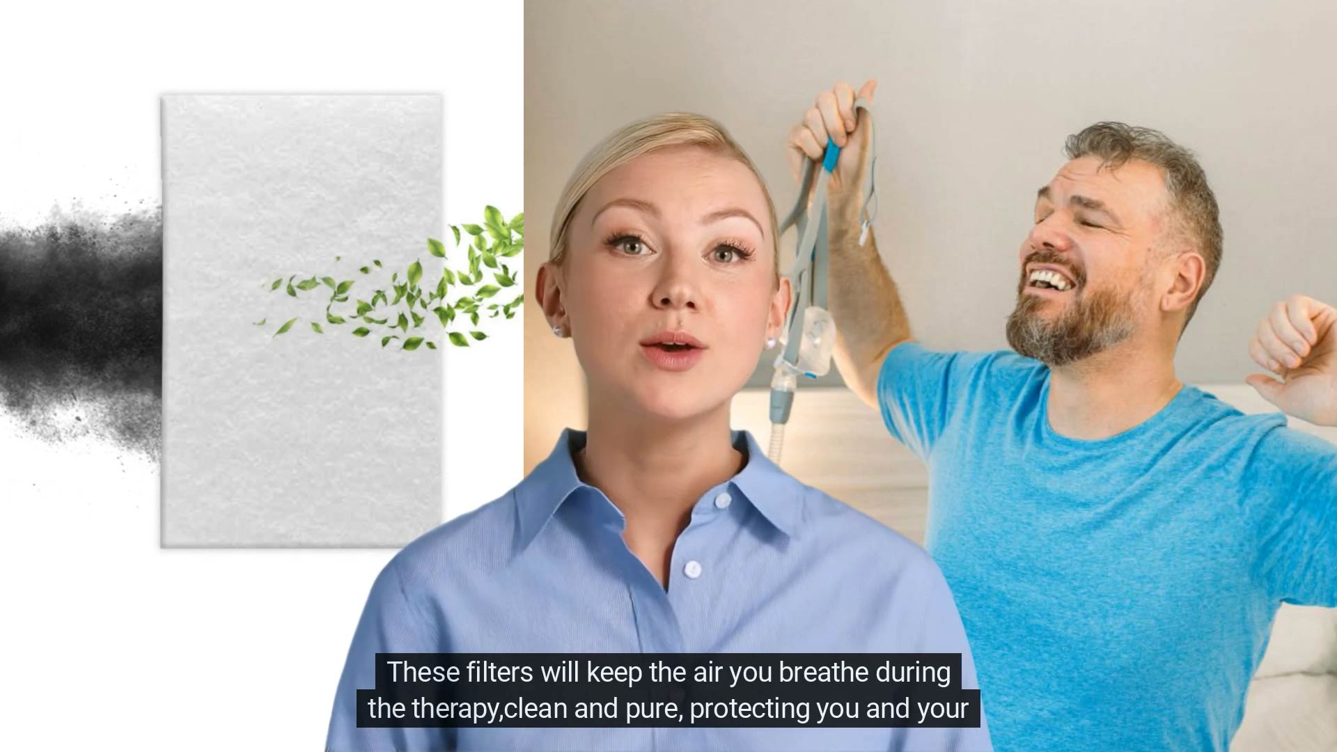 thumbnail video image 2 of 36 CPAP Air Filters, Compatible with ResMed AirSense 10 - AirCurve 10 - ResMed S9 - AirStart, 2 of 10