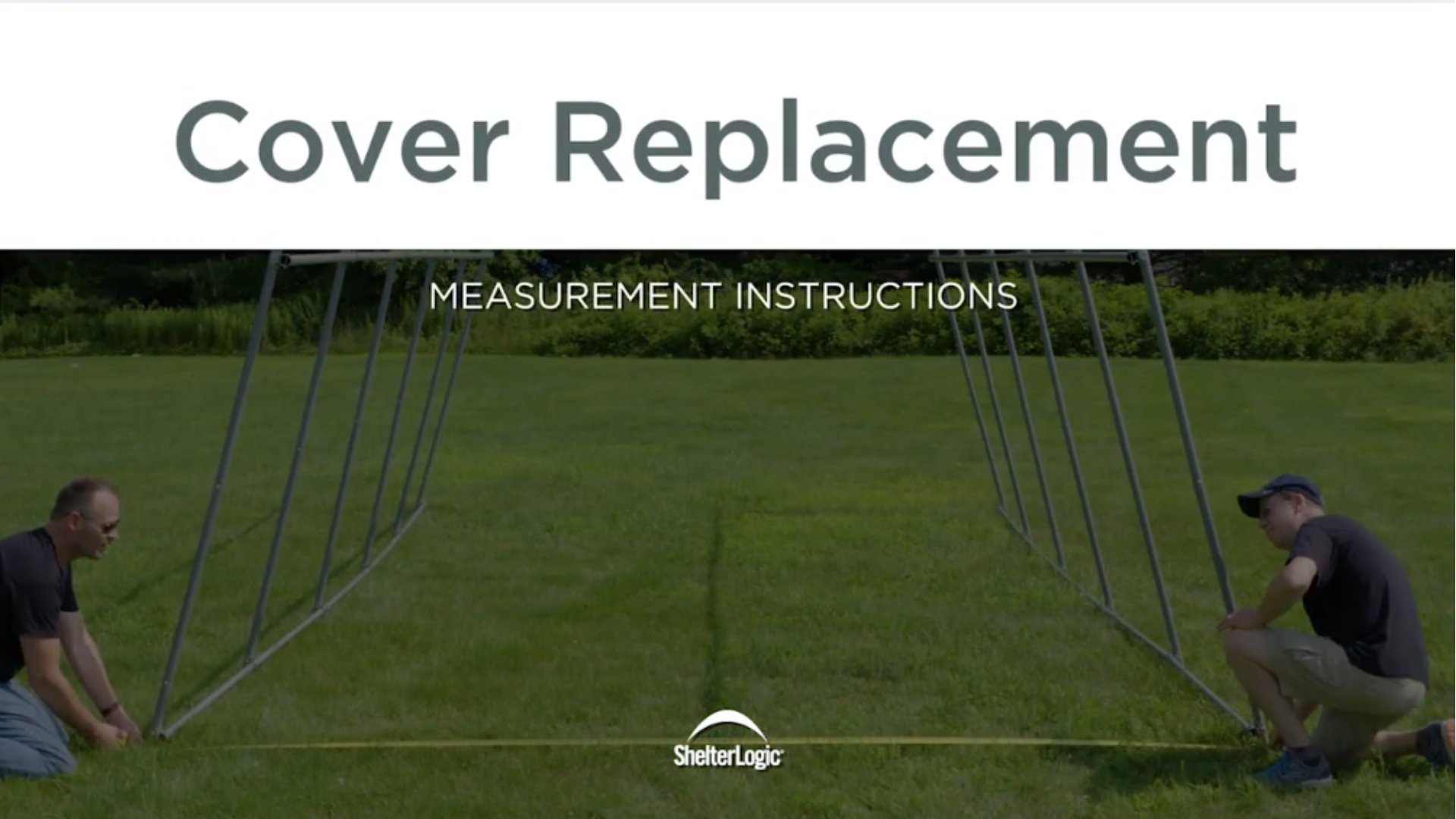 thumbnail video image 2 of Shed-in-a-Box 12 x 12 x 8 ft Replacement Cover Kit 7 oz. Gray  (Frame not included), 2 of 6