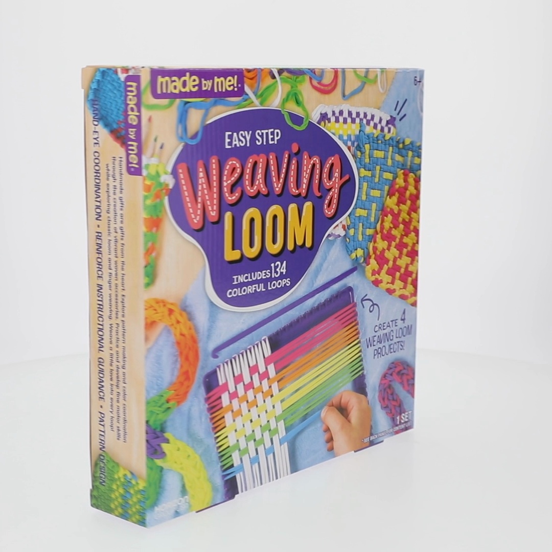 Made by Me! Easy Step Multi-color Weaving Loom, Boys and Girls