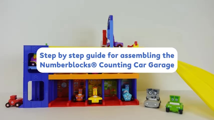 hand2mind Numberblocks Counting Car Garage, Preschool and Elementary ...