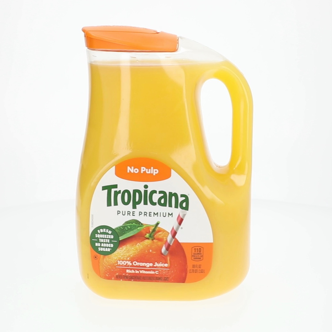 Tropicana Pure Premium Original Orange Juice, No Pulp, 89 Fl Oz