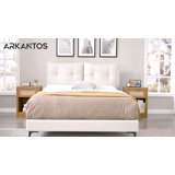 "ARKANTOS Rattan Nightstand with Charging Station, Set of 2, Walnut, 18.5""x15.6""x25" - Walmart.com