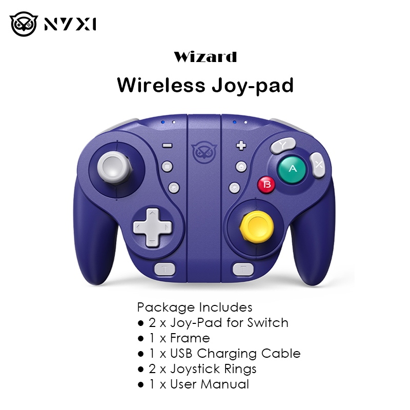 thumbnail video image 2 of NYXI Wizard Wireless Joy-Pad for Switch/Switch Oled, Turbo Function, 2 of 7