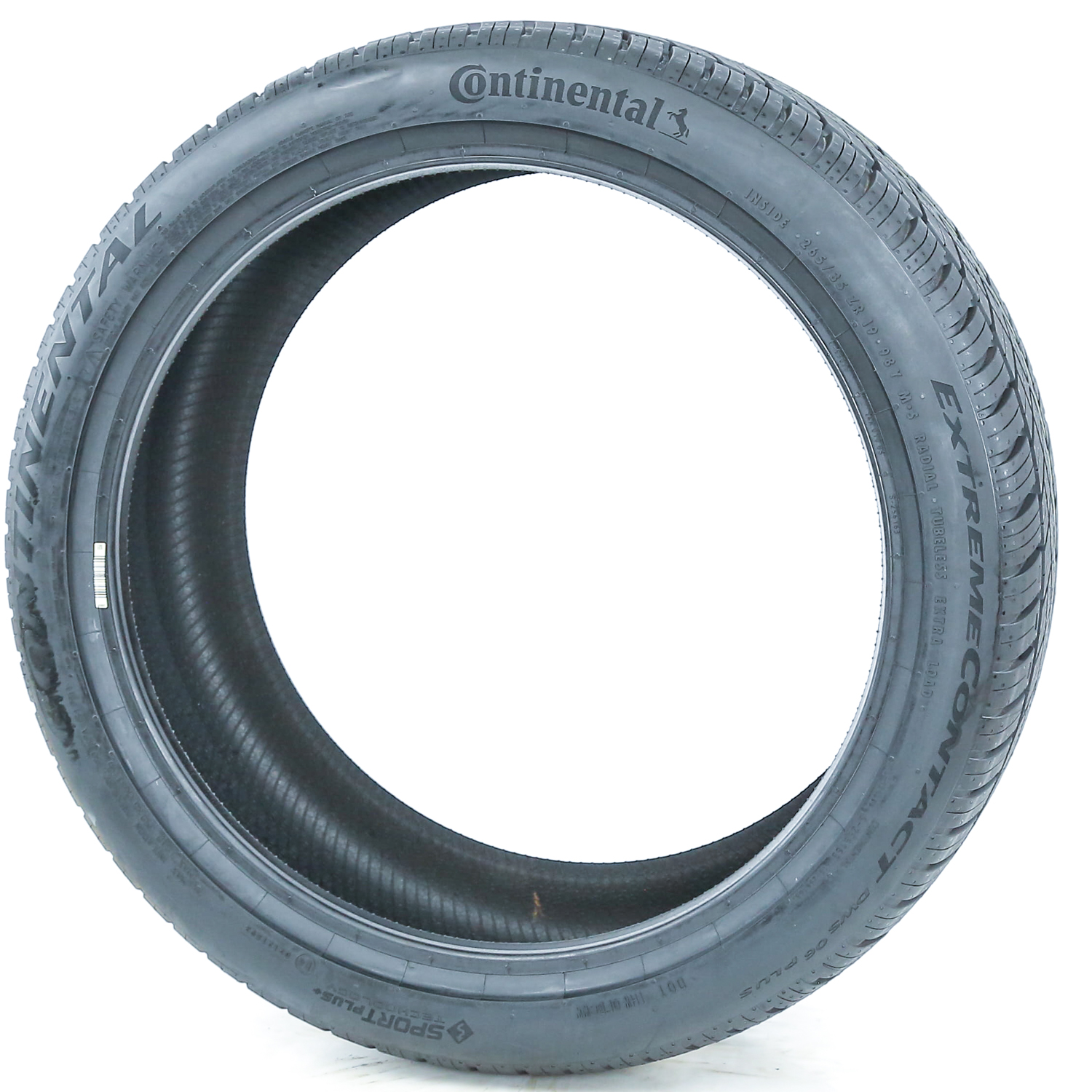 Continental ExtremeContact DWS06 PLUS 265/35ZR19XL 98Y BSW Ultra High  Performance Tire Fits: 2006 Nissan 350Z Base