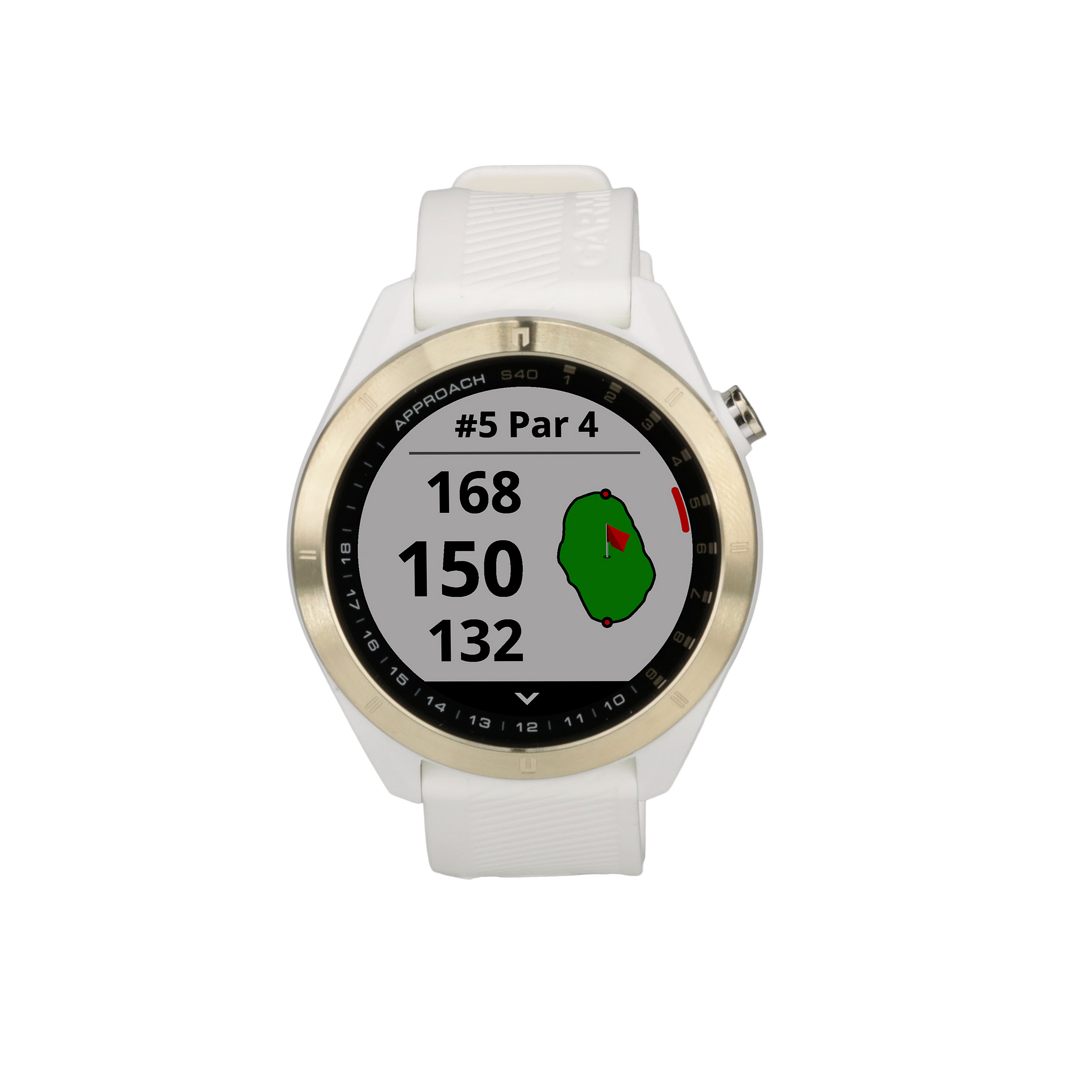 Garmin Approach S40 GPS Golf Smartwatch in White - Walmart.com