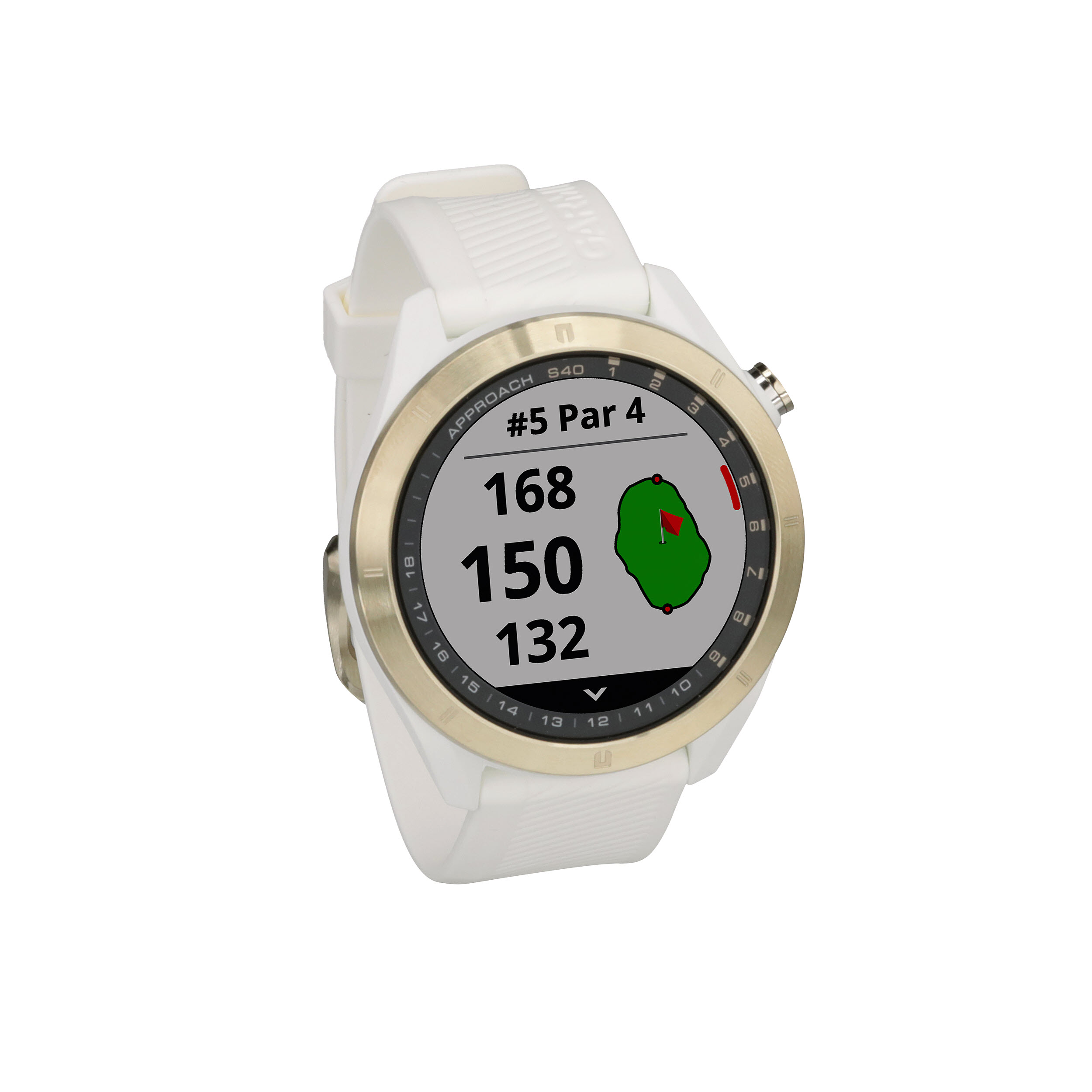 Garmin Approach S40 GPS Golf Smartwatch in White - Walmart.com