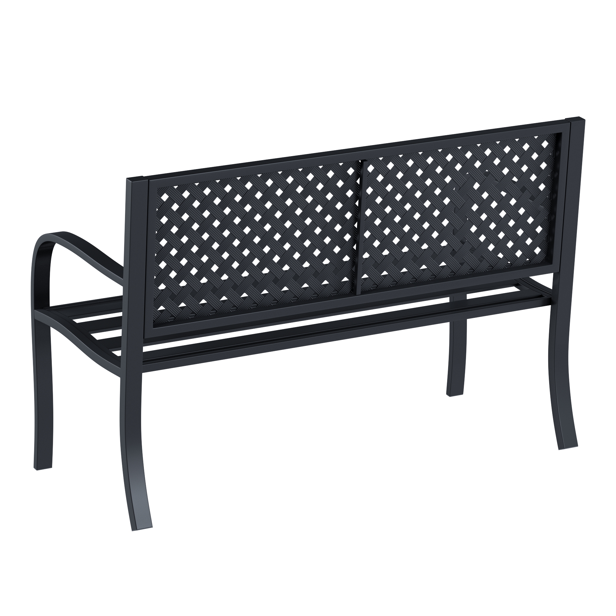 mainstays slat outdoor garden bench