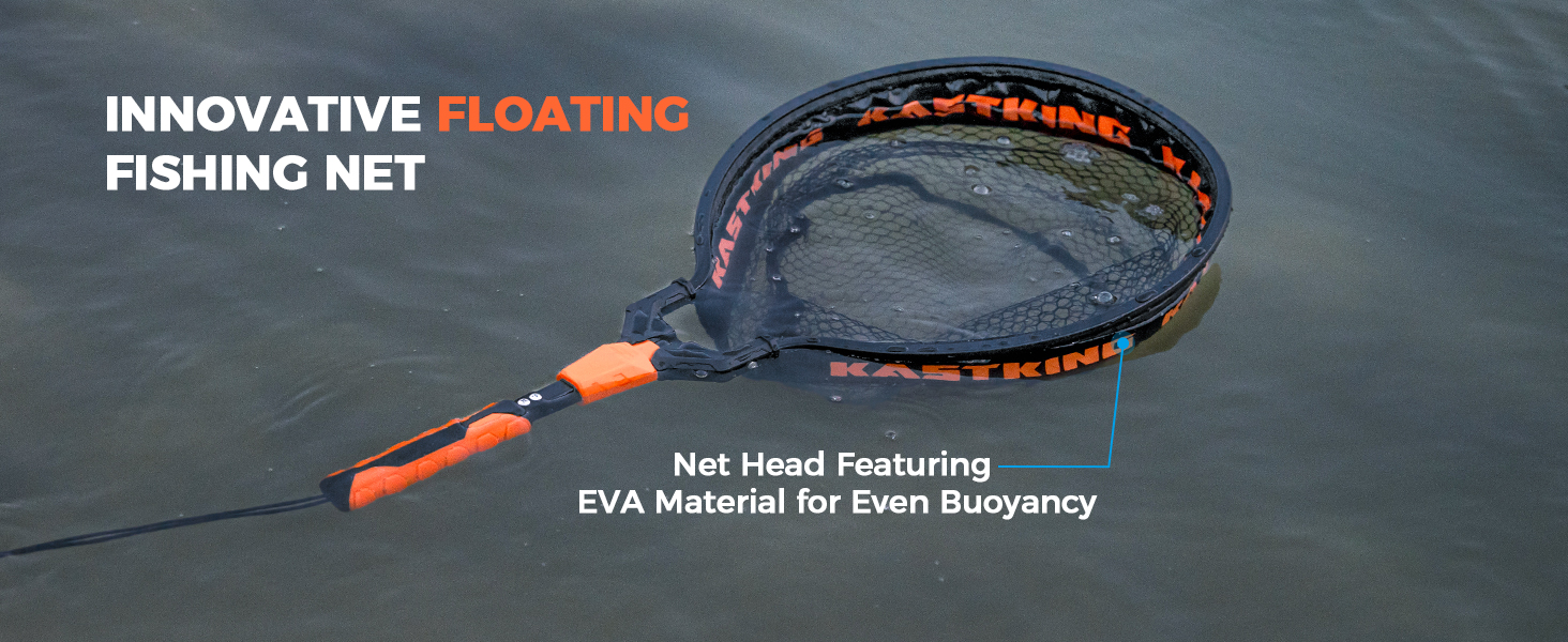 thumbnail video image 2 of KastKing Titanet Fishing Net, Aluminum Handle, Non-Slip Grip, 2 of 9