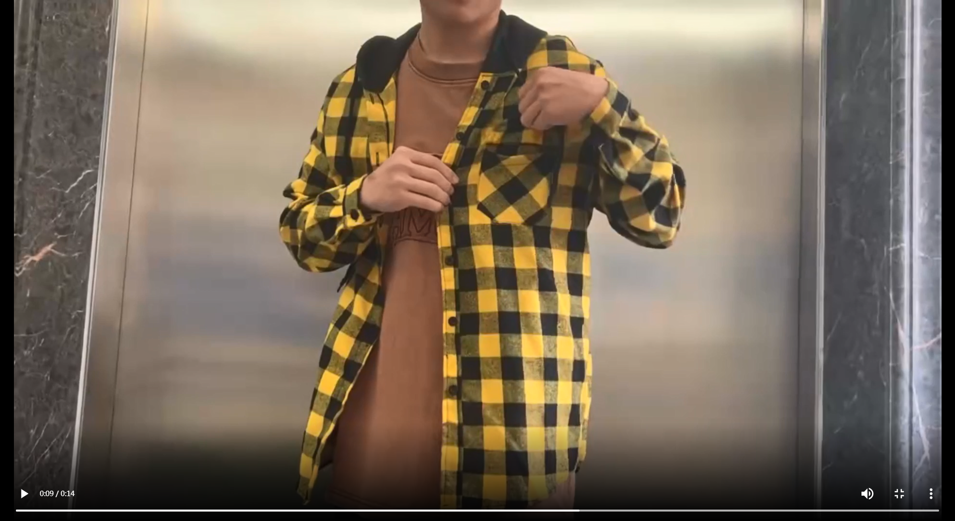 thumbnail video image 2 of Mens Hoodie Flannel Shirt: Hooded Long Sleeve Button Up Shirt Jackets, Drawstring Plaid Hoodie for Men with Pocket, 2 of 6