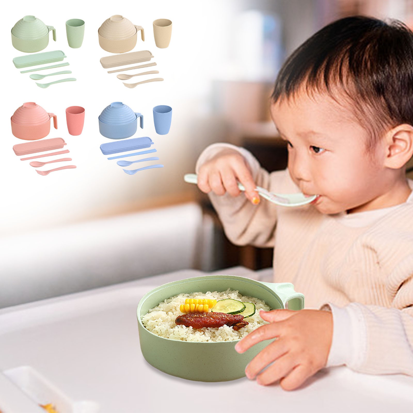 thumbnail video image 2 of Rkxzt Microwave Ramen Bowl with Lid,Microwave Ramen Bowl Set,Microwave Ramen Bowl with Strainer,Ramen Bowl with Handle That Apartment Essentials Dishwasher-Safe, 2 of 10