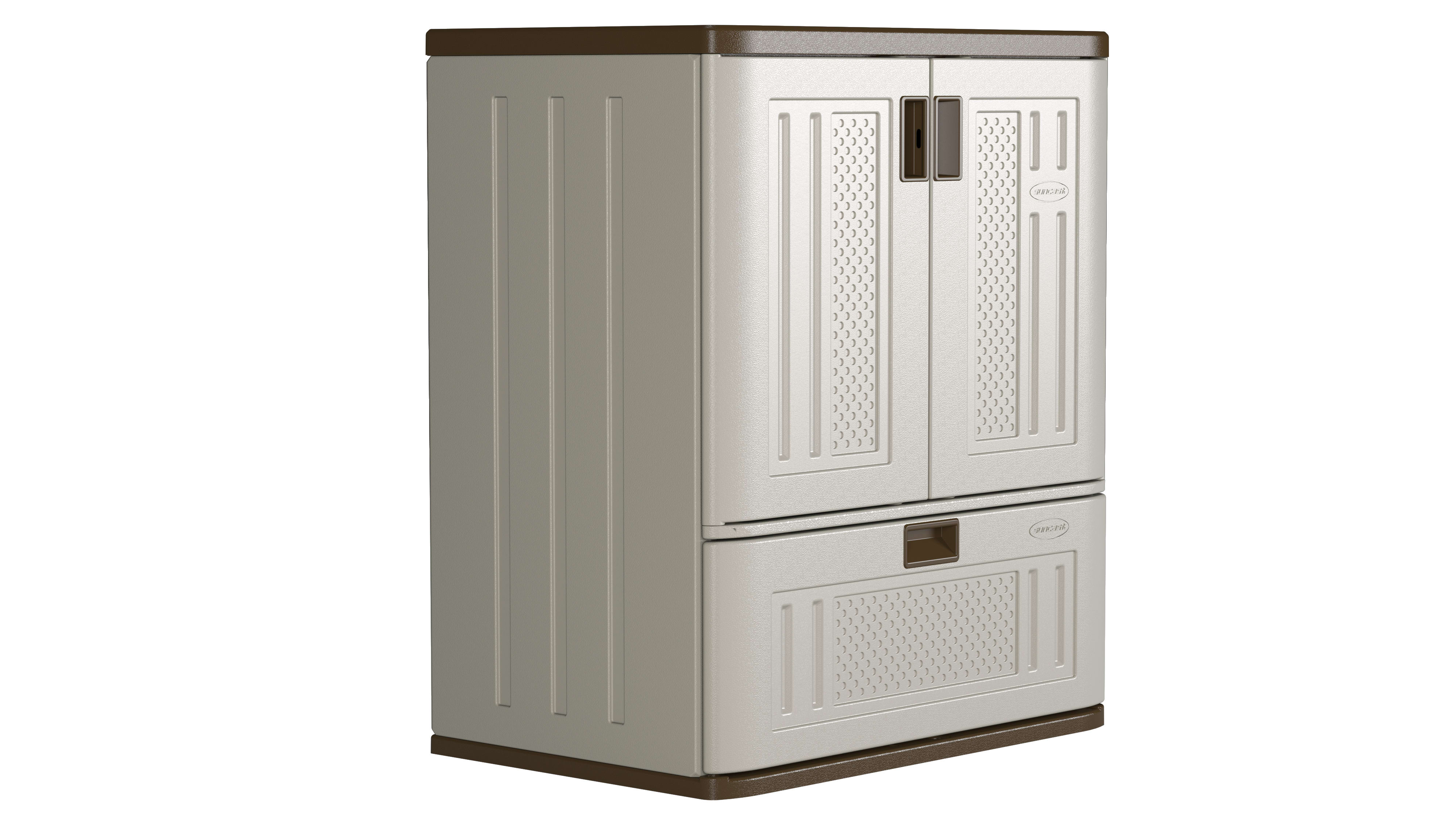 Suncast Plastic Single Drawer Base Storage Cabinet BMC3601