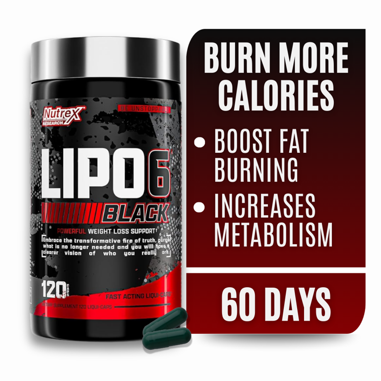 Nutrex Research Lipo 6 Black Ultra Concentrate, Thermogenic