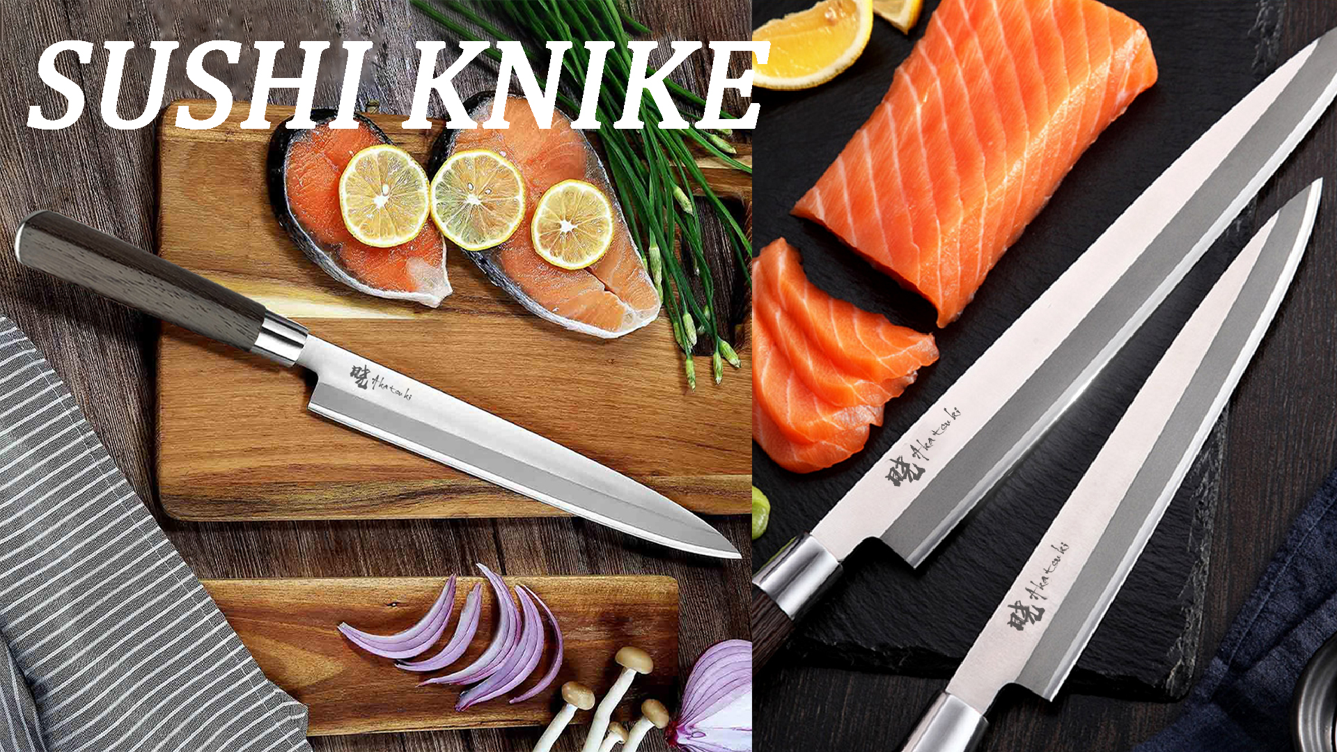 thumbnail video image 2 of Japanese Chef Knife - 10.5inch High-Carbon Steel 5CR5 Sushi & Fillet Knife for Fish, Kitchen Fishing Knife with Gift Box, 2 of 8