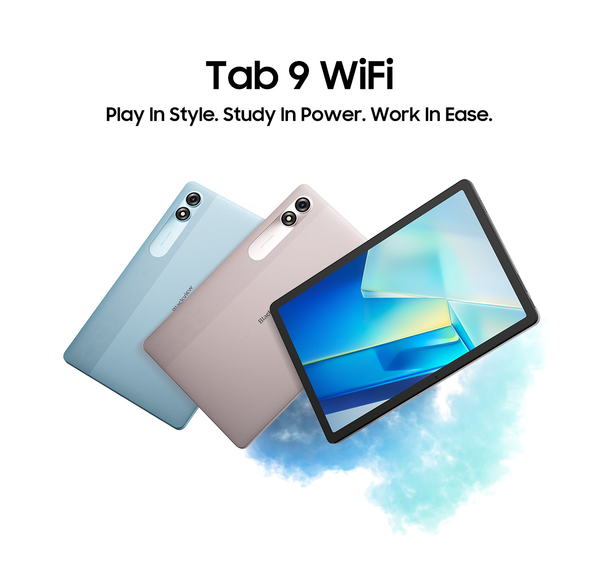 thumbnail video image 2 of Blackview 11" Android 14 Tablet 256GB 2K Google GMS Computer Tablets for Learning with Case, Tab 9 Wifi, Gray, 2 of 9