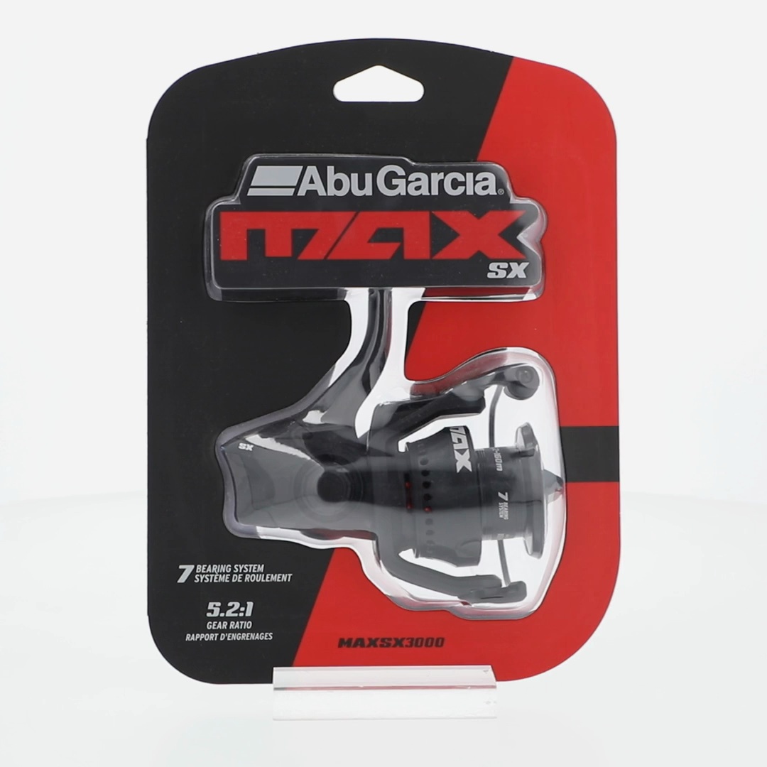 Abu Garcia, Max SX Spinning Fishing Reel, 3000 Size, Lightweight