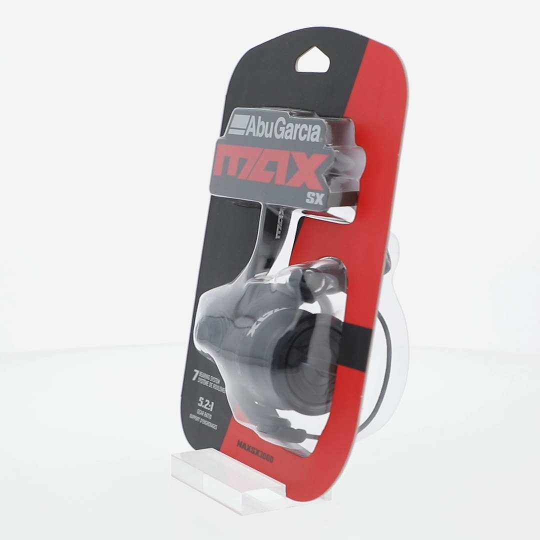 Moulinet Spinning Abu Garcia Max SX 3000 – Ratio 6,0:1, 5 Roulements, MAXSX3000