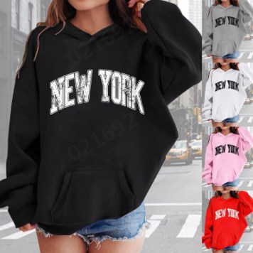 thumbnail video image 2 of Girl Hoodies Kids Girls Sports Shirt Boy Girl Casual Hoodie Pullover Hooded Sweatshirt with Pocket Suitable for Teen Girls Boys Black 13-14 Years, 2 of 4