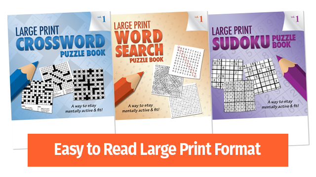 thumbnail video image 2 of ZoCo: 25-Pack Bulk Large Print Crossword Puzzle Books (Vol 1), 32 Pages, 2 of 5
