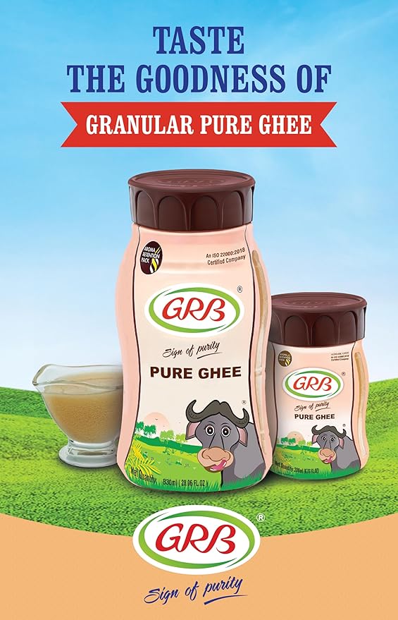 thumbnail video image 2 of GRB Pure Buffalo Ghee - 500 Ml (16.9 Fl Oz), 2 of 6