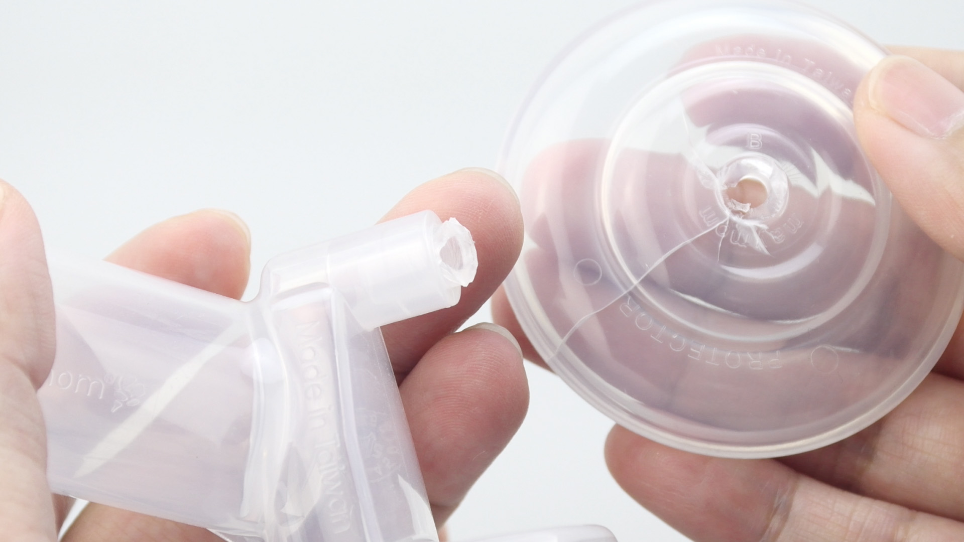 thumbnail video image 2 of Maymom Replacement Short Stem Small Case for Maymom, Spectra Backflow Protector, 2pc, 2 of 3