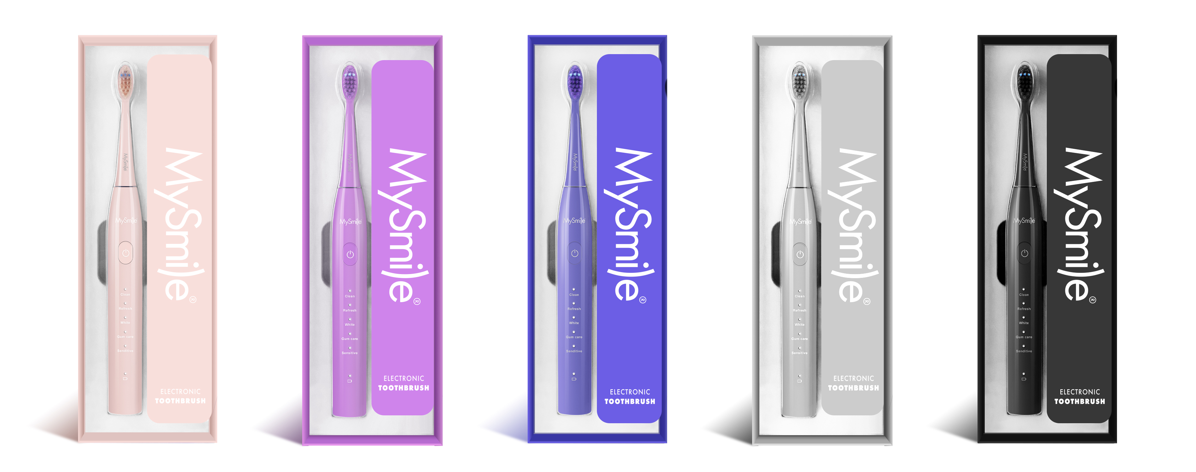 thumbnail video image 2 of MySmile DY156 Sonic Electric Toothbrush Replace Heads for Adults, 3Pcs Enamel Safe Toothbrush Heads, Pink, 2 of 7