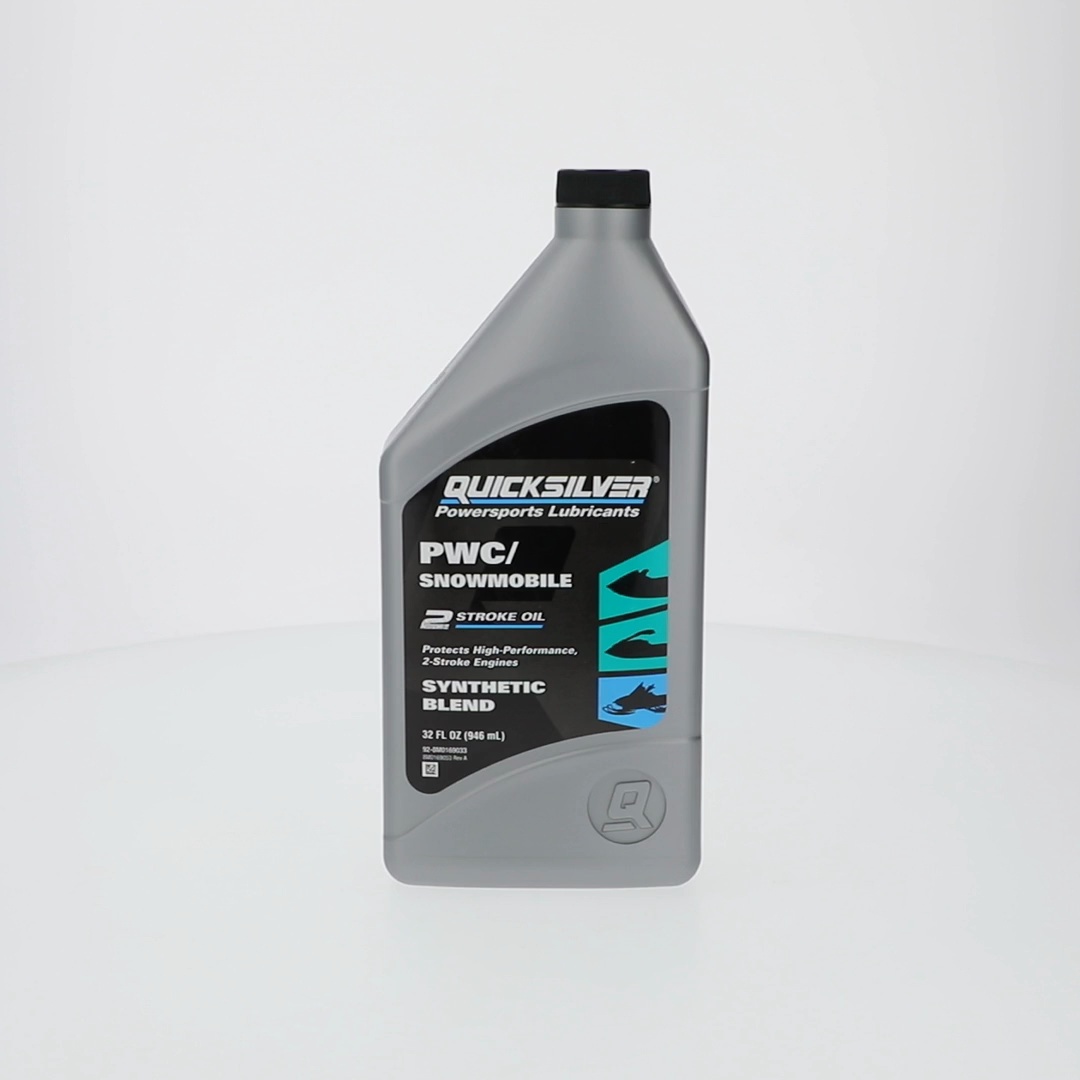 Quicksilver 8M0169033 2-Stroke PWC Snowmobile Engine Oil Synthetic