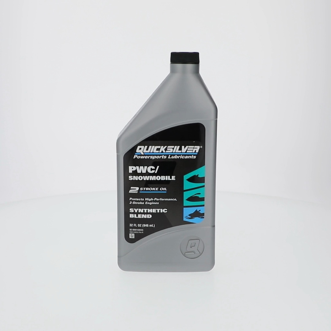 Quicksilver 8M0169033 Synthetic Blend 2-Stroke Engine Oil
